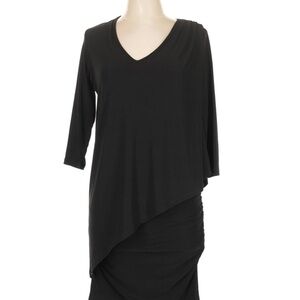 Last Tango Black Asymmetrical Dress